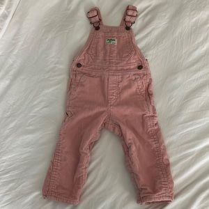 OshKosh B’gosh Pink Overalls Size 18M